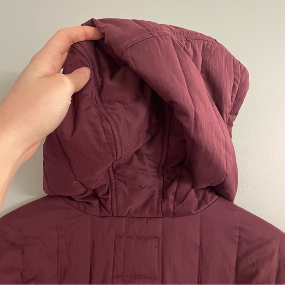 Urban Outfitters Plum Purple Quilted Hooded Jacket - Picture 4 of 10